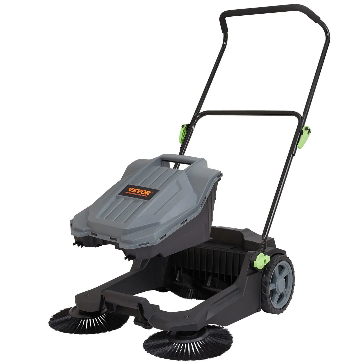 VEVOR 25.6" Walk-Behind Push Floor Sweeper