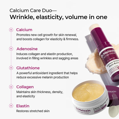 [Dr.Melaxin Official] Calcium Volume Multi Balm+Eye Patch 60ea
