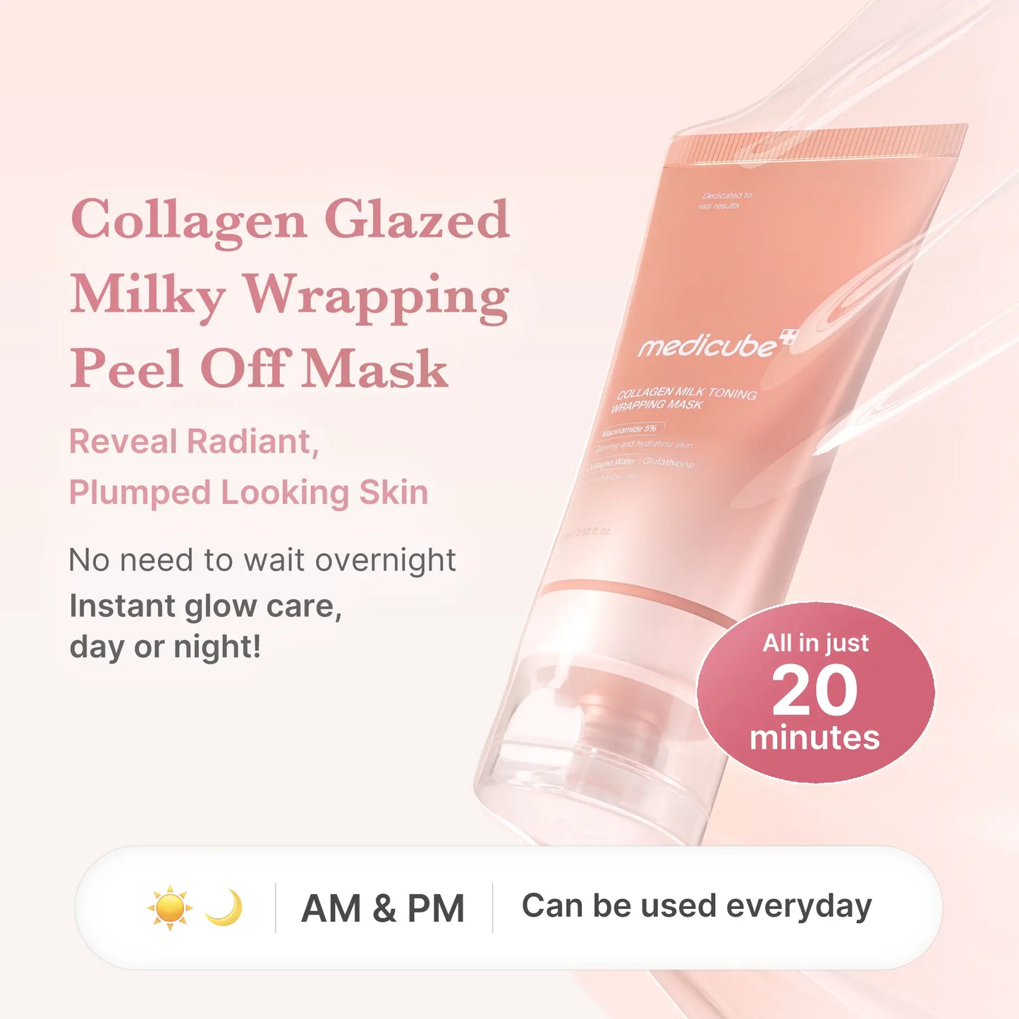 [medicube] Milky Glow Lock Collagen Duo